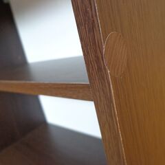 コレクションケース ディスプレイケース キューブボックス 収納 ブラウン/木目調　の画像