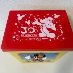 東京ディズニーリゾート30周年記念プラスチックお菓子ケースの画像