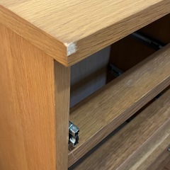 【無印良品】チェストタンスオーク材の画像