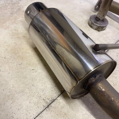 GIGA　N1 アルトワークスHA36S オールステンマフラー　デフ上タイプの画像