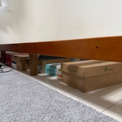 【取引中】すのこシングルベッドフレーム の画像