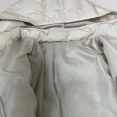 レディース　ダウン　アウター　アイボリー　LLの画像