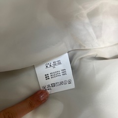 レディース　ダウン　アウター　アイボリー　LLの画像