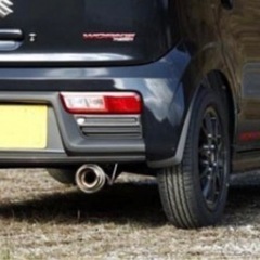 GIGA　N1 アルトワークスHA36S オールステンマフラー　デフ上タイプの画像