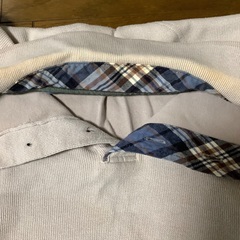 薄い色グレー　長袖カットソーの画像