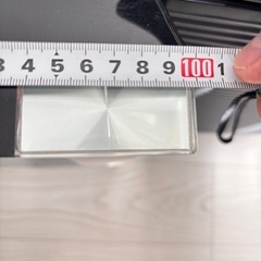 ガラス　コーナーテレビ台の画像