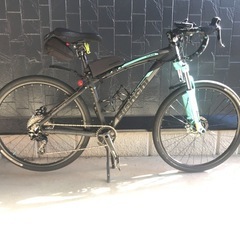 ビアンキ MTBドロップハンドル フロントシングル化の画像