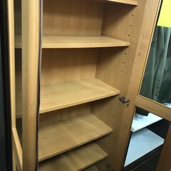 【ジャングルジャングル広陵店】家具　食器棚　ナチュラル【ジモティー特別価格！！】の画像