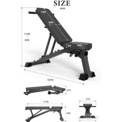 【無料】可変式トレーニングベンチ💪 狛江市 引き取り限定の画像