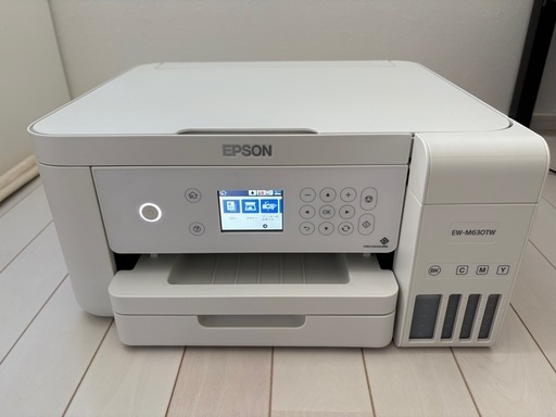 EPSON カラリオ EW-M630TW インクジェット複合機 プリンター スキャナー付き ホワイト