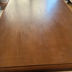 コタツテーブル　高さ調整付き大きめ の画像