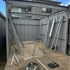 イナバ物置 解体済みの画像