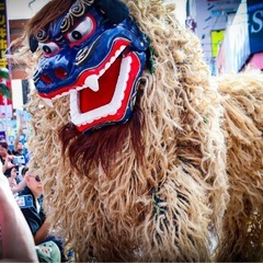 オリジナル　獅子舞　獅子頭　沖縄の画像