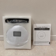 CDプレーヤー ポータブル ポータブルCDプレーヤー 軽量 多機能 USB充電の画像