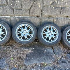 値下げしました、アルミホイール付きスタッドレスタイヤ4本の画像