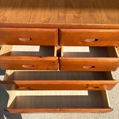 大川家具  タンス  7段 　の画像