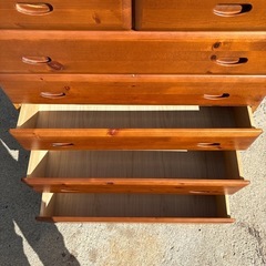 大川家具  タンス  7段 　の画像