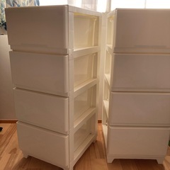 チェスト４段　２つセットの画像