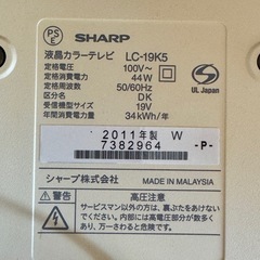 古い古いテレビの画像