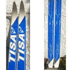 190cm クロスカントリースキー 2点セット フィッシャー ブルー×ホワイト　板 SUPER STEP N919 ウロコ有・ビンディング NNN　歩くスキー　☆ PayPay(ペイペイ)決済可能 ☆ 札幌市 豊平区 平岸 平岸店の画像