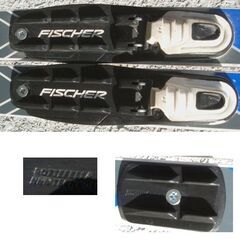 190cm クロスカントリースキー 2点セット フィッシャー ブルー×ホワイト　板 SUPER STEP N919 ウロコ有・ビンディング NNN　歩くスキー　☆ PayPay(ペイペイ)決済可能 ☆ 札幌市 豊平区 平岸 平岸店の画像