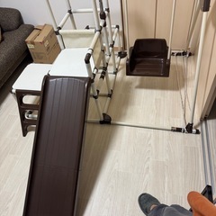 室内すべり台つき付きジャングルジムの画像