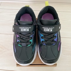 EDWIN 美品 18センチ スニーカー キッズ の画像