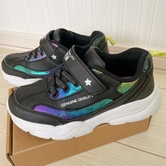 EDWIN 美品 18センチ スニーカー キッズ の画像