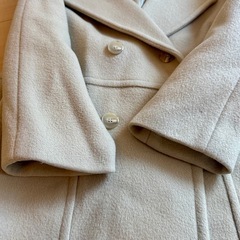 極美品　定価3万6000円　ルックキャストオーバーフィットウールケープコートの画像