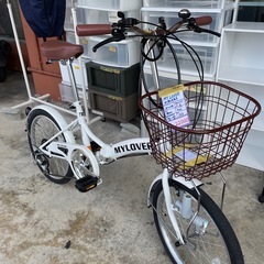 【自転車】【折り畳み】【20インチ】【管理番号10311】の画像