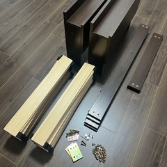 フロアベッド（ローベッド） すのこ仕様　ヘッドボード付/ロニー【Lonnie】 セミダブル　ブラウンの画像