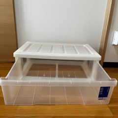 2個、3個セットも可能です！収納ケース プラスチックケース 横長 クローゼット タンスの画像