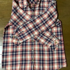 チェックブラウスレディースの画像