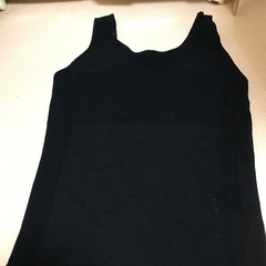 レディース3 L黒色パット入りタンクトップの画像