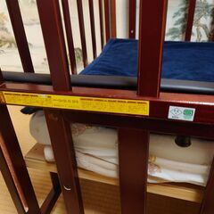 ベビーベッド　ヤトミ OHタイプ 高さ調整3段の画像