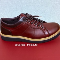 【新品】OAKS FIELDオークスフィールド メンズ カジュアルシューズ 25.5cm(実質27cm)の画像