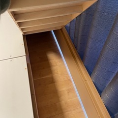 【受取者決定。現在キャンセル待ち受付中】ニトリ　収納付きベットの画像