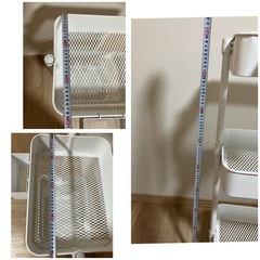 ニトリ　スチールワゴン　②の画像