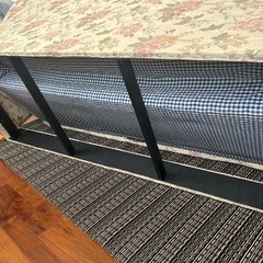 花柄ソファーベットの画像