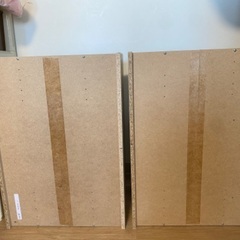 【超美品】2個セット ニトリ カラーボックス 2段 ホワイトウォッシュ 幅41.9×奥行29.8×高さ59cm の画像