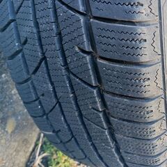値下げしました、アルミホイール付きスタッドレスタイヤ4本の画像