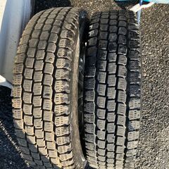 ヨコハマ　145R12　アルミ+スタッドレスタイヤ　2本セットの画像