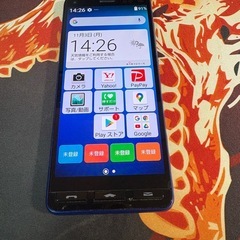 [取引中] かんたんスマホ A201KC ワイモバイル  [ブルー]の画像