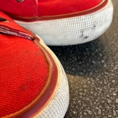 A2511-051 CEDAR CREST スニーカー 27.0cm レッド キズ汚れ、使用感有りの画像