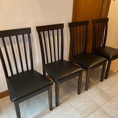 ダイニングチェア 4脚セットの画像