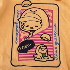 美品☆jin×gudetamaコラボ イエロー パーカー Mサイズの画像