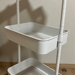 ニトリ　スチールワゴン　①の画像