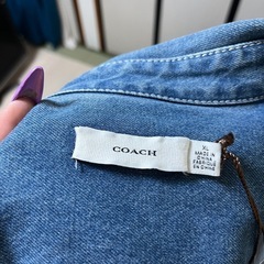新品 ☆ COACH コーチ デニムジャケット ダンガリーシャツ XLの画像
