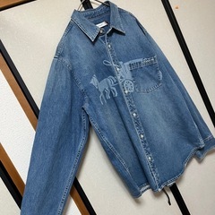 新品 ☆ COACH コーチ デニムジャケット ダンガリーシャツ XLの画像