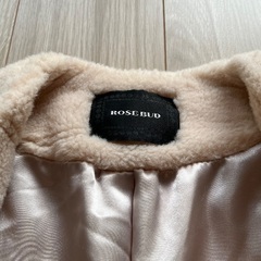 使用頻度少◇ROSE BUD コート ノーカラーコート フリーサイズの画像